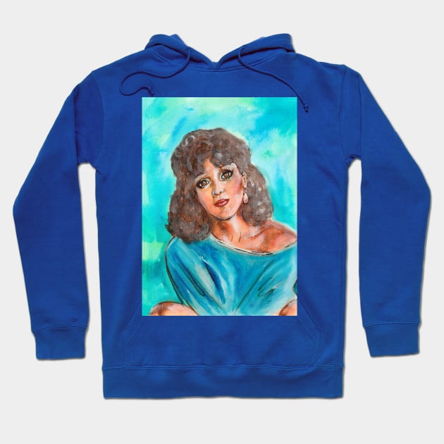 Jennifer Beals Hoodie by Svetlana Pelin